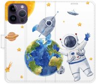 iSaprio flip pouzdro Space 06 pro iPhone 14 Pro Max - Phone Cover