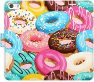 iSaprio flip pouzdro Donuts Pattern 02 pro iPhone 5/5S/SE - Phone Cover
