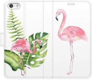 iSaprio flip pouzdro Flamingos pro iPhone 5/5S/SE - Phone Cover