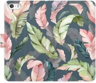 iSaprio flip pouzdro Flower Pattern 09 pro iPhone 5/5S/SE - Phone Cover