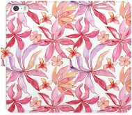 iSaprio flip pouzdro Flower Pattern 10 pro iPhone 5/5S/SE - Phone Cover