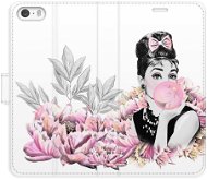 iSaprio flip pouzdro Girl with bubble pro iPhone 5/5S/SE - Phone Cover