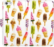 iSaprio flip pouzdro Ice Cream Pattern pro iPhone 5/5S/SE - Phone Cover