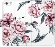 iSaprio flip pouzdro Pink Flowers pro iPhone 5/5S/SE - Phone Cover