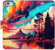iSaprio flip pouzdro Colorful Mountains 02 pro iPhone 6/6S - Phone Cover