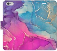 iSaprio flip pouzdro Colour Marble 02 pro iPhone 6/6S - Phone Cover