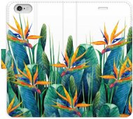 iSaprio flip pouzdro Exotic Flowers 02 pro iPhone 6/6S - Phone Cover