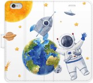 iSaprio flip pouzdro Space 06 pro iPhone 6/6S - Phone Cover
