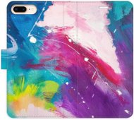 iSaprio flip pouzdro Abstract Paint 05 pro iPhone 7 Plus - Phone Cover