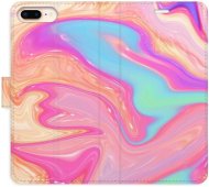 iSaprio flip puzdro Abstract Paint 07 pre iPhone 7 Plus - Kryt na mobil