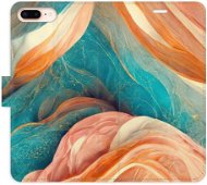 iSaprio flip pouzdro Blue and Orange pro iPhone 7 Plus - Phone Cover