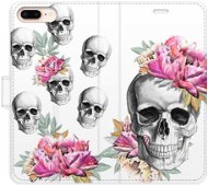 iSaprio flip pouzdro Crazy Skull pro iPhone 7 Plus - Phone Cover