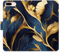 Phone Cover iSaprio flip pouzdro GoldBlue pro iPhone 7 Plus - Kryt na mobil