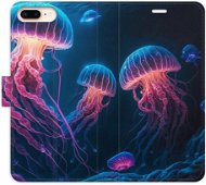 iSaprio flip puzdro Jellyfish pre iPhone 7 Plus - Kryt na mobil