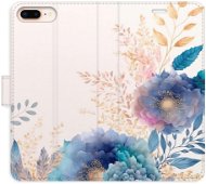 iSaprio flip pouzdro Ornamental Flowers 03 pro iPhone 7 Plus - Phone Cover