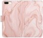 iSaprio flip pouzdro RoseGold Marble pro iPhone 7 Plus - Phone Cover