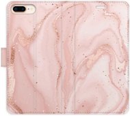 iSaprio flip puzdro RoseGold Marble na iPhone 7 Plus - Kryt na mobil