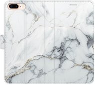 iSaprio flip puzdro SilverMarble 15 pre iPhone 7 Plus - Kryt na mobil