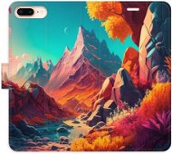 iSaprio flip pouzdro Colorful Mountains pro iPhone 7 Plus - Phone Cover