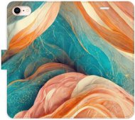 iSaprio flip pouzdro Blue and Orange pro iPhone 7/8/SE 2020 - Phone Cover