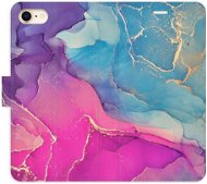 iSaprio flip pouzdro Colour Marble 02 pro iPhone 7/8/SE 2020 - Phone Cover