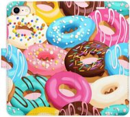 iSaprio flip pouzdro Donuts Pattern 02 pro iPhone 7/8/SE 2020 - Phone Cover