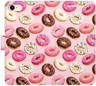 iSaprio flip pouzdro Donuts Pattern 03 pro iPhone 7/8/SE 2020 - Phone Cover