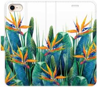 iSaprio flip pouzdro Exotic Flowers 02 pro iPhone 7/8/SE 2020 - Phone Cover