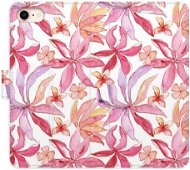 iSaprio flip pouzdro Flower Pattern 10 pro iPhone 7/8/SE 2020 - Phone Cover
