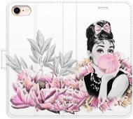 iSaprio flip pouzdro Girl with bubble pro iPhone 7/8/SE 2020 - Phone Cover