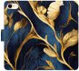 iSaprio flip pouzdro GoldBlue pro iPhone 7/8/SE 2020 - Phone Cover