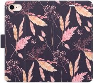 iSaprio flip pouzdro Ornamental Flowers 02 pro iPhone 7/8/SE 2020 - Phone Cover