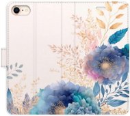 iSaprio flip pouzdro Ornamental Flowers 03 pro iPhone 7/8/SE 2020 - Phone Cover