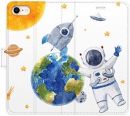 iSaprio flip pouzdro Space 06 pro iPhone 7/8/SE 2020 - Phone Cover