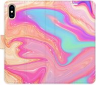 iSaprio flip pouzdro Abstract Paint 07 pro iPhone X/XS - Phone Cover