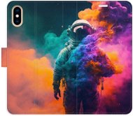 iSaprio flip pouzdro Astronaut in Colours 02 pro iPhone X/XS - Phone Cover