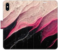iSaprio flip puzdro BlackPink Marble na iPhone X/XS - Kryt na mobil