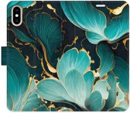 iSaprio flip puzdro Blue Flowers 02 pre iPhone X/XS - Kryt na mobil