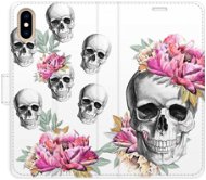 iSaprio flip puzdro Crazy Skull pre iPhone X/XS - Kryt na mobil