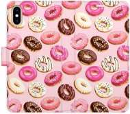 iSaprio flip pouzdro Donuts Pattern 03 pro iPhone X/XS - Phone Cover
