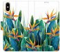 iSaprio flip pouzdro Exotic Flowers 02 pro iPhone X/XS - Phone Cover