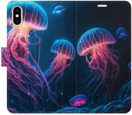 iSaprio flip pouzdro Jellyfish pro iPhone X/XS - Phone Cover