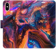iSaprio flip pouzdro Magical Paint pro iPhone X/XS - Phone Cover