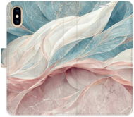 iSaprio flip pouzdro Old Leaves 03 pro iPhone X/XS - Phone Cover