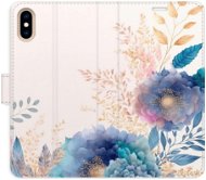 iSaprio flip pouzdro Ornamental Flowers 03 pro iPhone X/XS - Phone Cover