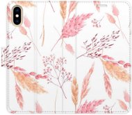 iSaprio flip pouzdro Ornamental Flowers pro iPhone X/XS - Phone Cover