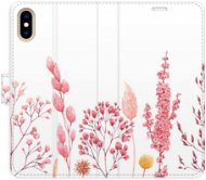 iSaprio flip pouzdro Pink Flowers 03 pro iPhone X/XS - Phone Cover