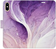 iSaprio flip case Purple Paint for iPhone X/XS - Phone Cover