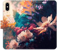 iSaprio flip puzdro Spring Flowers na iPhone X/XS - Kryt na mobil