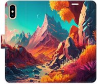 iSaprio flip puzdro Colorful Mountains pre iPhone X/XS - Kryt na mobil